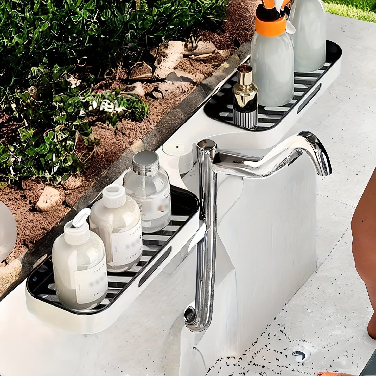 Rotatable Bathroom Storage Rack