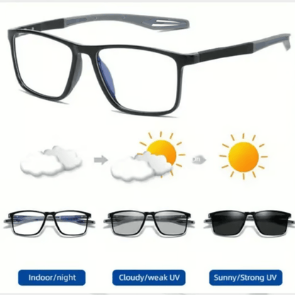 Sports smart photochromic reading glasses