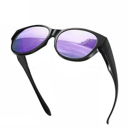 📢😎 2025 New Polarized UV400 Protection Trendy Round Cat-eye Sunglasses 😺🕶️