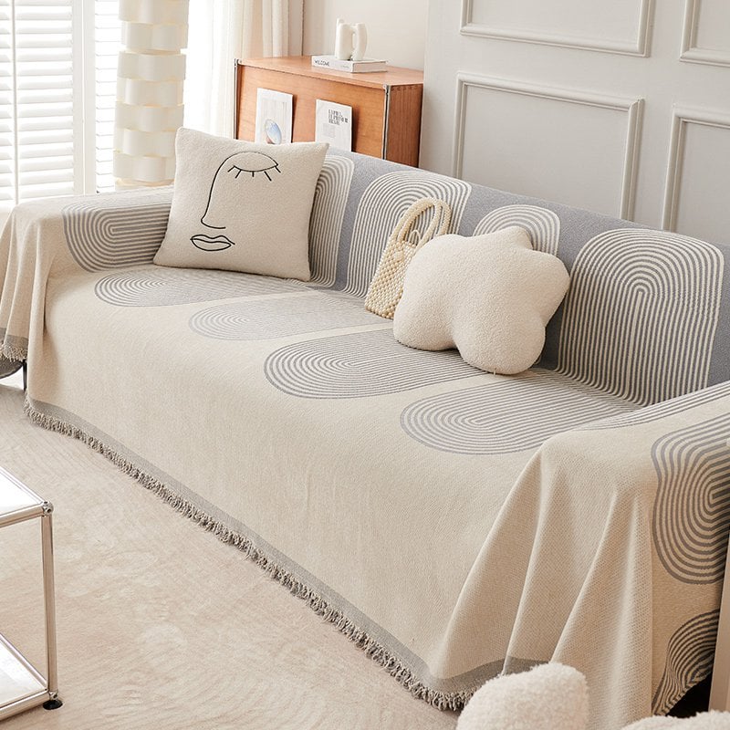 🔥 Free Shipping 🔥 Reversible Chenille Sofa Cover