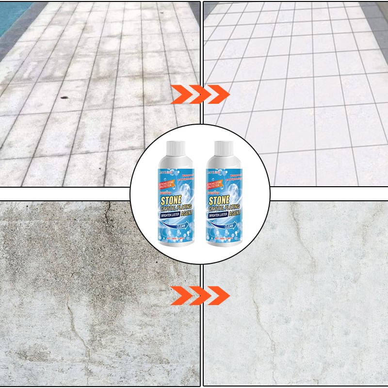 🔥🔥（BUY 2 GET 1 FREE ）🔥🔥-Stone Stain Remover Cleaner (Effective Removal of Oxidation, Rust, Stains)🔥🔥