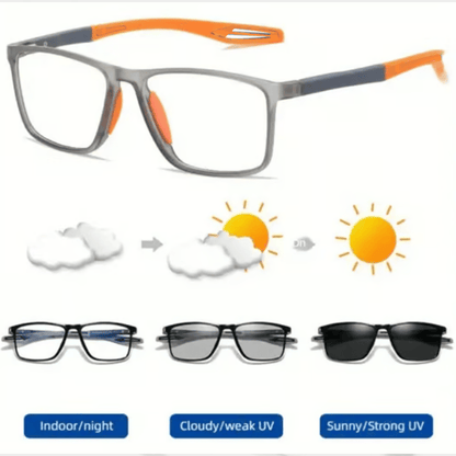 Sports smart photochromic reading glasses
