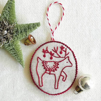 🔥 Hand Embroidery Christmas Ornaments kit