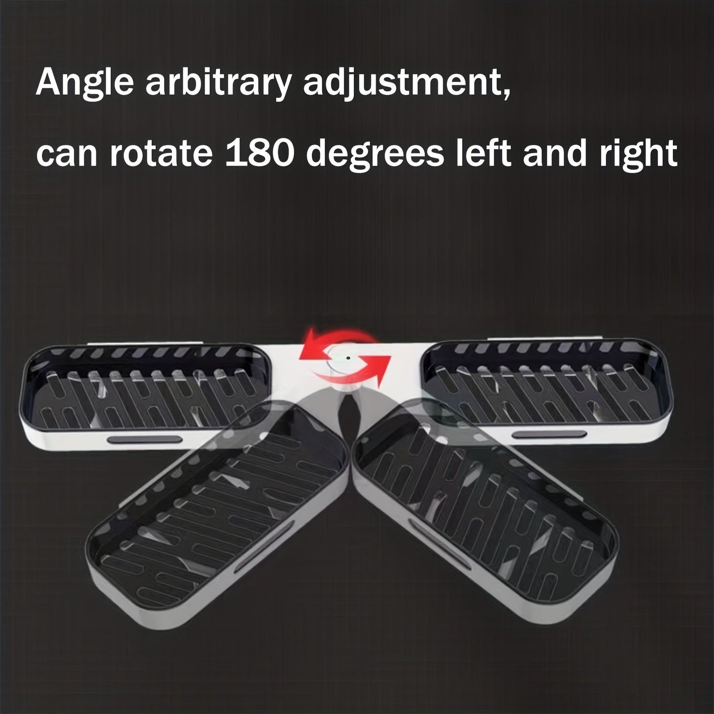 Rotatable Bathroom Storage Rack